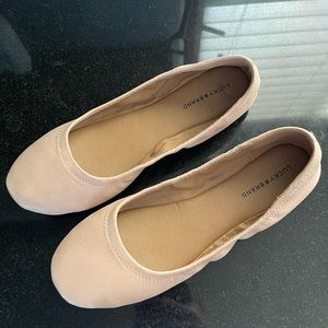 Lucky Brand Tan Ballet Flats